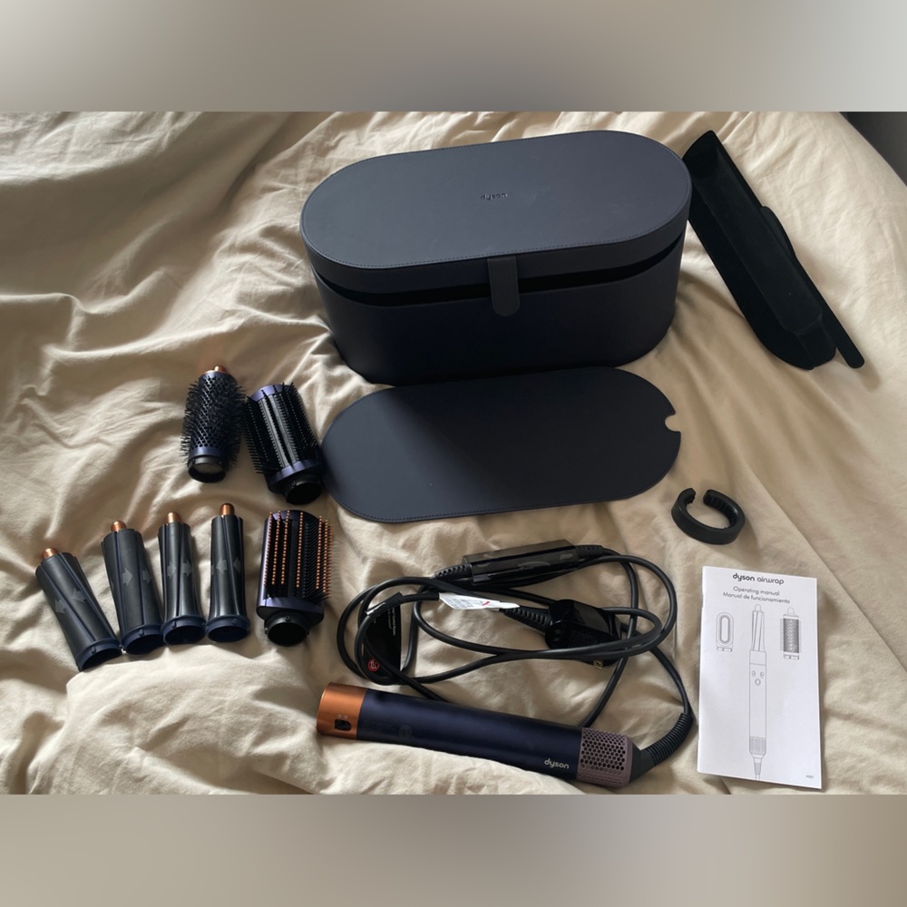 Dyson complete air wrap Prussian blue and copper